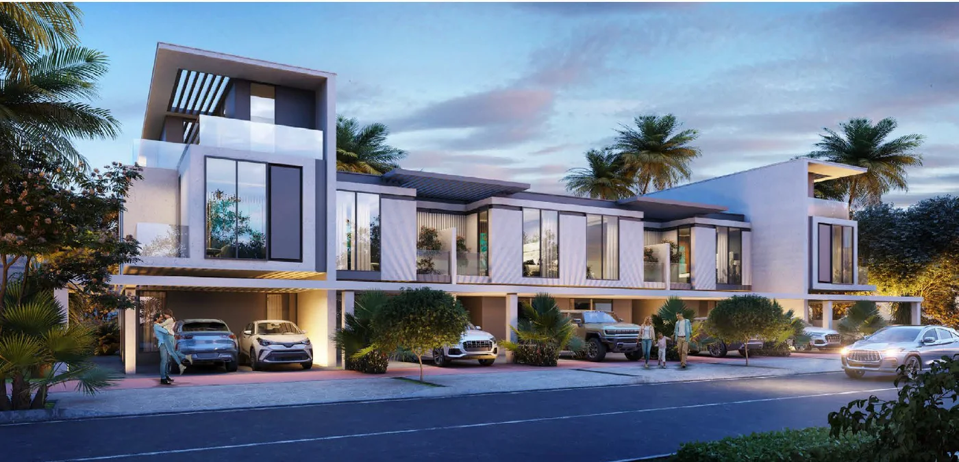 Damac Sun City townhouses render